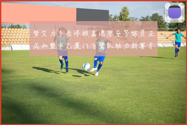 努艾力李岳峰顾嘉逸廖垒等球员正式加盟中乙厦门飞鹭队助力新赛季